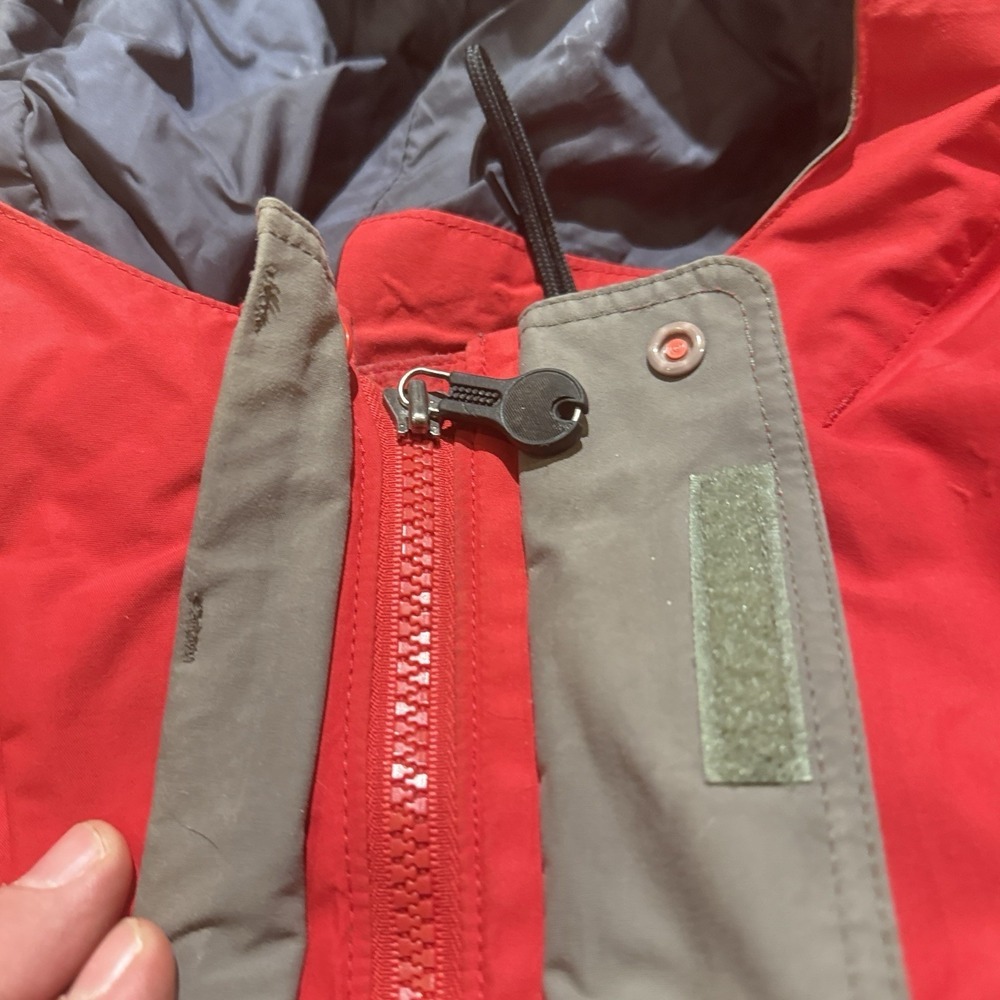 Patagonia Men's Gore-Tex‎ Rain Jacket Red Parka Shell Full Zip Size XL - Picture 5 of 16